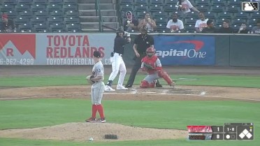 Jake Brown's first pro home run