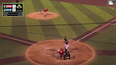 Luis Suisbel homers (14) on a fly ball to right center field. Brandon Eike scores.