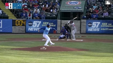 Bobby Boser homers (4) on a fly ball to right field.