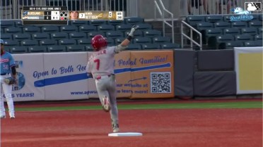 Kehden Hettiger's seventh homer of the season 