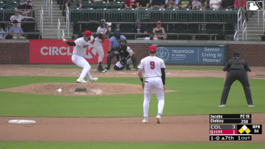 Patrick Clohisy singles on a sharp ground ball to right fielder Samuel Zavala, deflected by second baseman Jeral Perez. Ethan Workinger scores. Cal Conley to 3rd.