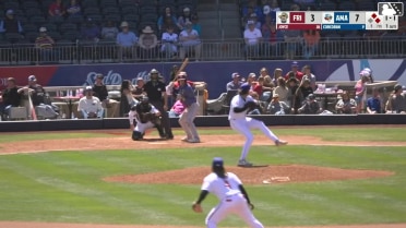 Corey Joyce doubles (2) on a line drive to left fielder Angel Ortiz. Jake Snider scores. Frainyer Chavez to 3rd.