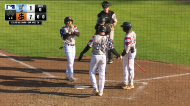 Carlos Gutierrez's two-run home run