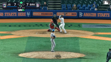 Daiverson Gutierrez singles on a sharp line drive to left fielder Tyler Miller. John Bay scores.