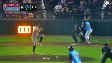 Henry Godbout hit by pitch. Anderson Fermin scores. D'Angelo Ortiz to 3rd. Givian Sirvania to 2nd.