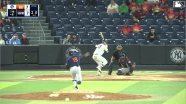 Core Jackson homers (4) on a fly ball to right center field. Kaeden Kent scores.
