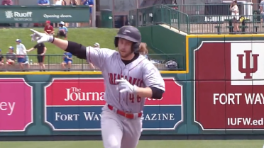 Noah Miller's second home run of the season