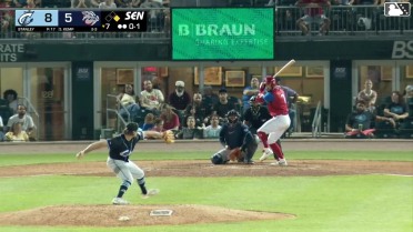 Otto Kemp homers (10) on a fly ball to center field. Bryan De La Cruz scores.