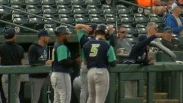 Luke Hill's two-run single