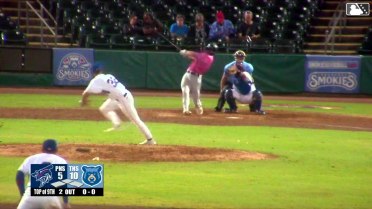 Graham Pauley's solo home run