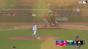 Owen Ayers singles on a ground ball to second baseman Brett Wisely. Brett Bateman scores. Jonathon Long to 3rd. BJ Murray to 2nd.