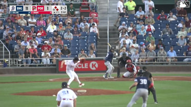 Corey Collins homers (4) on a fly ball to right center field. Billy Amick scores. John Bay scores.