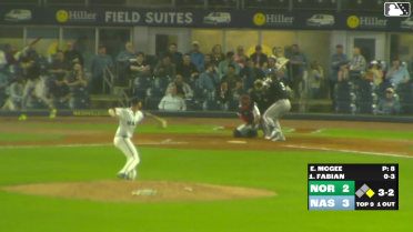 Jud Fabian homers (6) on a fly ball to left center field. Bryan Ramos scores.