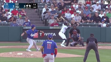 Ronny Simon homers (1) on a fly ball to right center field. Alika Williams scores. Tyler Callihan scores.