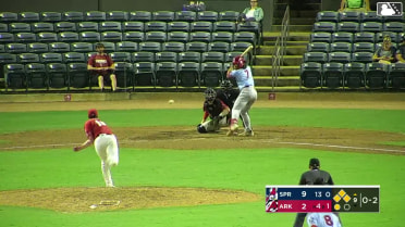 Dakota Harris singles on a ground ball to center fielder Jonny Farmelo. Ryan Campos scores. Tre Richardson III scores. Zach Levenson to 2nd.