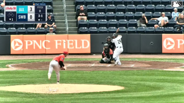 Jasson Domínguez homers (8) on a fly ball to left center field.