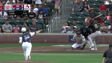 Aeverson Arteaga singles on a ground ball to left fielder Nick Schnell. Zach Morgan scores. Dayson Croes to 2nd.