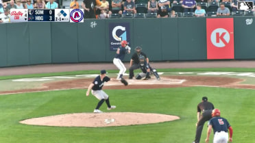 Sam Brown lines into an unassisted double play, first baseman Nicholas Torres. Johnathon Thomas out at 1st.