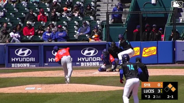 Riley Tirotta singles on a line drive to center fielder Nick Morabito. Eloy Jiménez scores. Charles McAdoo to 3rd. Riley Tirotta to 2nd.