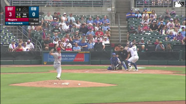 Chas McCormick homers (9) on a fly ball to center field.