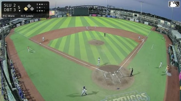 Tyson Lewis walks. Kyle Henley scores. Wild pitch by pitcher Conner Ware.