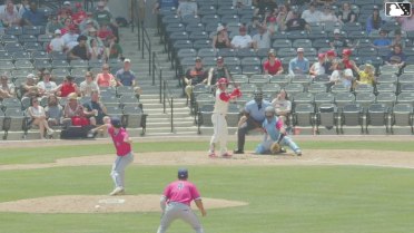 Austin Hendrick singles on a line drive to center fielder Brendan Jones. Shane Sasaki scores.
