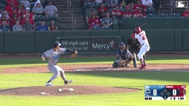 Miguel Ugueto homers (2) on a line drive to left center field.
