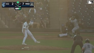 Max Holy singles on a sharp line drive to left fielder Cameron Leary. Jax Biggers scores.