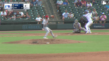 Tyler Whitaker out on a sacrifice fly to center fielder Druw Jones. Trevor Austin scores.