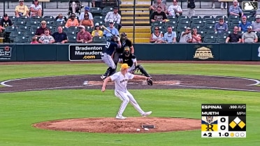 Anibal Salas grounds into a double play, second baseman Antonio Pimentel to shortstop Eddie Rynders to first baseman Luke Scherrer. Edian Espinal out at 2nd. Anibal Salas out at 1st.