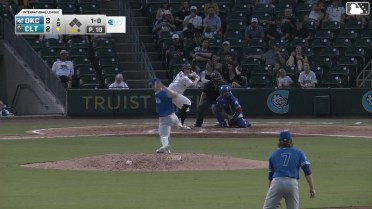 Caden Connor homers (4) on a fly ball to right field.