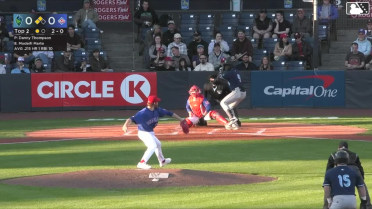 Modeifi Marte grounds out, shortstop Arjun Nimmala to first baseman Dub Gleed. Yerald Nin scores.