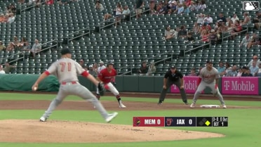 Kemp Alderman homers (12) on a fly ball to left center field. Johnny Olmstead scores.