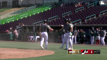 Lamar King Jr. rips a two-run go-ahead single