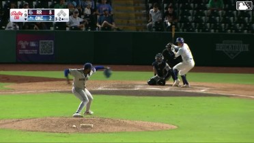 Austin Gauthier strikes out swinging.
