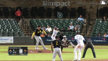 Trenton Brooks homers (2) on a line drive to right center field. CJ Alexander scores. Jake Meyers scores.