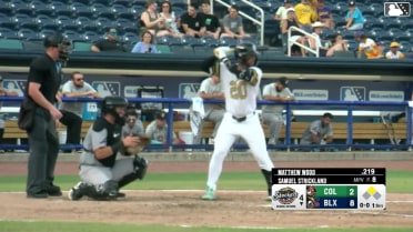 Eric Brown Jr. singles on a line drive to left fielder Ethan Workinger. Mike Boeve scores. Matthew Wood to 2nd.