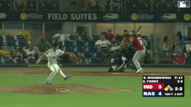 Nick Yorke homers (1) on a fly ball to left center field. Dominic Fletcher scores.