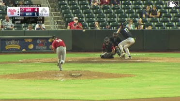 Brandon Winokur homers (8) on a fly ball to left center field.