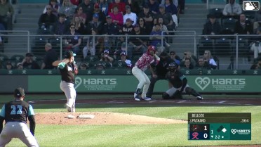Spencer Packard homers (1) on a fly ball to right field. Will Wilson scores.