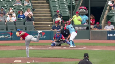 Jaxon Wiggins In play, run(s) to Blake Dunn