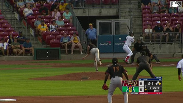 Jose Salas homers (6) on a fly ball to right field. Jacob McCombs scores. Eduardo Tait scores.