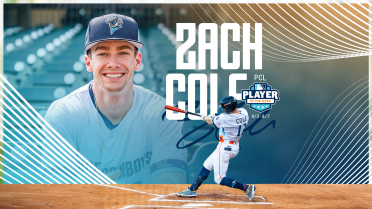 Zach Cole Named Pacific Coast League Player of the Week