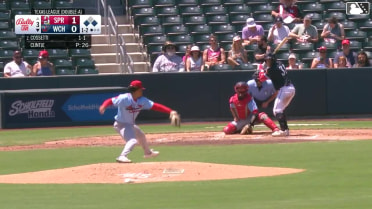 Andrew Cossetti triples (1) on a fly ball to right fielder Travis Honeyman. Jose Salas scores. Caleb Roberts scores.
