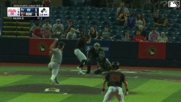 Dalton McIntyre singles on a line drive to left fielder Luis Durango. Dixon Williams scores. Colby Jones to 3rd.