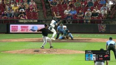 Braylon Payne singles on a ground ball to right fielder Jacob Jenkins-Cowart. Tyler Rodriguez scores. Juan Baez scores.