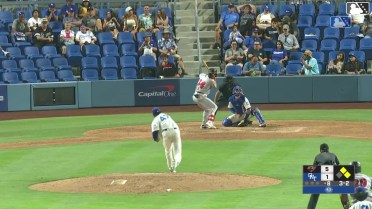 Landyn Vidourek doubles (10) on a sharp line drive to right fielder Abel Lorenzo. Ronny Ugarte scores. Juan Castillo to 3rd.