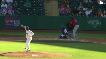 Kristian Robinson homers (5) on a fly ball to center field.