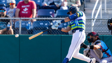 Brandon Eike homers (24) on a fly ball to center field. Aiden Taurek scores.
