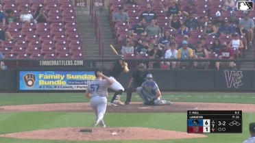 Tayden Hall homers (8) on a line drive to left field.